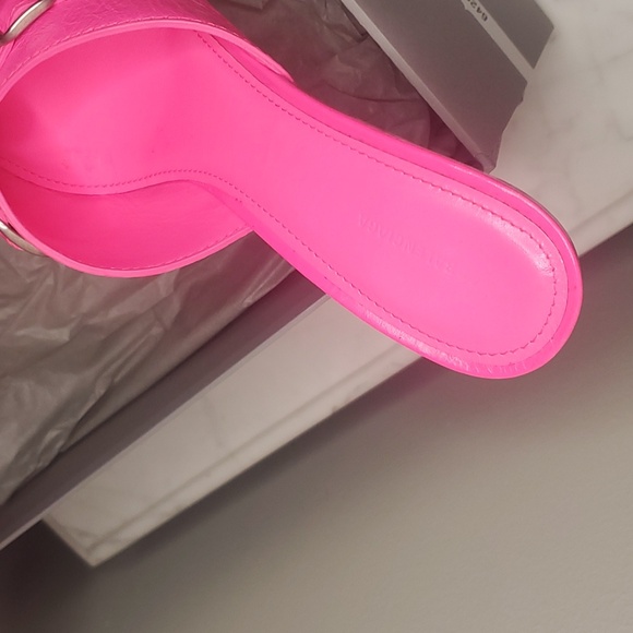 Cagole Pointed Toe Mule Pink - Picture 11 of 17